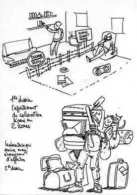 illustration humoristique, premières approches