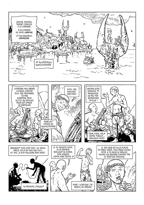 planche de bd aussel