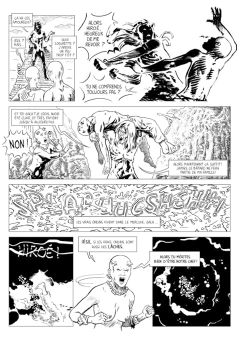 planche de bd aussel