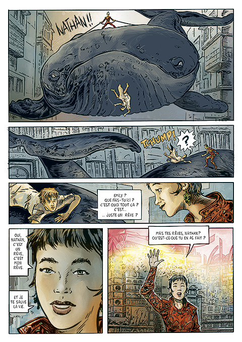 planche de bd aussel