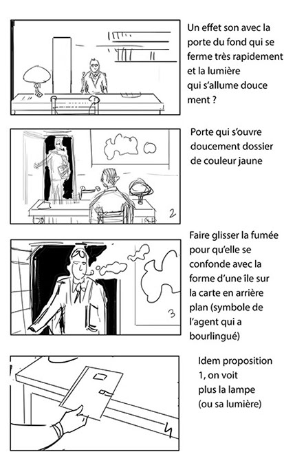 Mon story board pour le documentaire TV